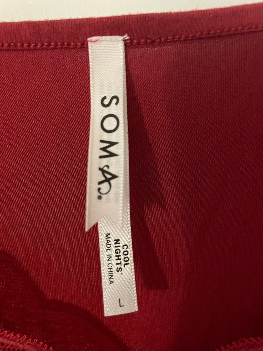 Soma Cool Nights Sleep Top with Lace Trim - Picture 2 of 5